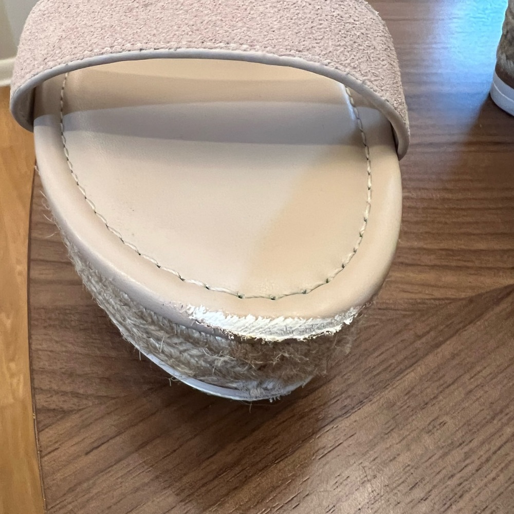 Marc Fisher 9.5 Wedge Sandals, worn twice - Picture 6 of 9